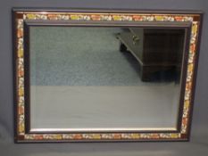 MASONS MANDALAY EDGED MIRROR, 54 x 69cms