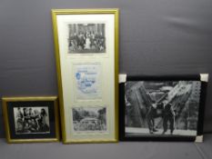 FRAMED SOUVENIR PROGRAMME FOR THE ALEX MUNRO SHOW Silver Jubilee year 1977 with photographs of the