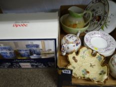 SPODE BLUE ITALIAN PROVISION CONTAINERS, Worcester Cashmere bowls ETC