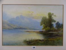 EMILLE AXEL KRAUS watercolour - Causey Pike, Lake District, signed, 34 x 51cms