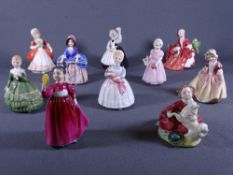 ROYAL DOULTON CHINA FIGURINES, a parcel