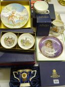 ROYAL WORCESTER, AYNSLEY ETC boxed cabinet and similar porcelain