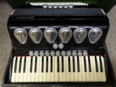 MUSICAL INSTRUMENTS - cased accordion by 'Frontalini'
