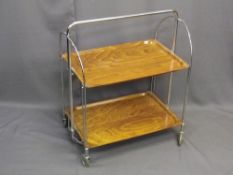 BREMSHEY & CO ART DECO FOLDING TEA TROLLEY