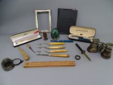 VINTAGE PENS, silver photograph frame and other collectable items of interest
