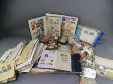 TWO HARD BACK STOCK BOOKS, one with many unmounted mint G B, Commonwealth and other stamps and a
