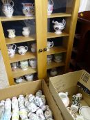 ROBIN FINE PORCELAIN BY LENOX - miniature display vases with accompanying racks and a collection