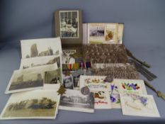 BOER, WWI, WWII MEDALS, trench art, photographs and ephemera, a collective group relating to '24793'