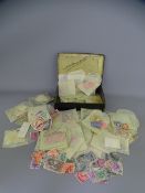 PLAYER'S NAVY CUT TIN containing mainly British Commonwealth mint and used stamps and some Indian