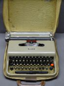 OLIVETTI LETTERA 22 CASED VINTAGE TYPEWRITER