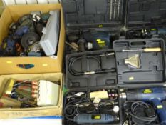 POWER TOOLS in cases and more, several E/T