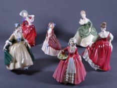 ROYAL DOULTON CHINA FIGURINES, a parcel