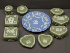 WEDGWOOD JASPERWARE, mainly green