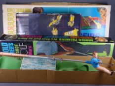 BOXED MECCANO, Ideal Crossfire and an Arnold Palmer's Pro Shot golf game