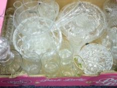 GLASSWARE - an assortment of quality bowls, decanters ETC