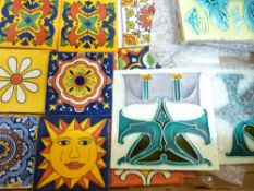 VINTAGE WALL TILES, an assortment