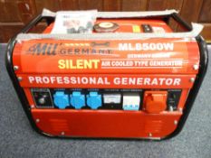 PROFESSIONAL GENERATOR - M I L Germany ML8500 W, new model 2019 (appears in new condition - bubble