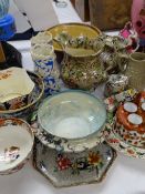 MASONS IRONSTONE, Wileman and other assorted china and pottery