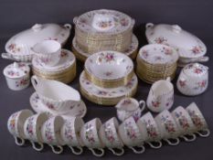 MINTON MARLOW DINNER & TEAWARE, 70 plus pieces including two tureens and covers