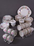 PARAGON COUNTRY LANE and Crown Staffordshire floral decorated teaware, 40 plus pieces
