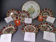 ROYAL CROWN DERBY - limited edition Christmas plates