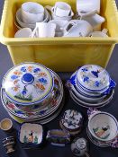 LLANRWST CHAPEL CHINAWARE and Quimper pottery collection