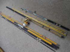 FISHING ITEMS - a Shakespeare 2741 fixed spool reel and a Sealy fishing rod ETC