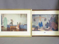 SIR WILLIAM RUSSELL FLINT two prints of Spanish ladies
