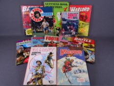 BOYS ANNUALS & FOOTBALL BOOKS, a quantity