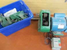 GEC MOTOR BENCH LATHE with BCG Brook control gear E/T