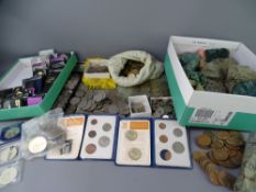 VINTAGE & CURRENT COINAGE with a large quantity (85 approximately) collectable crowns along with a