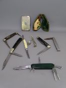 SILVER & OTHER COLLECTABLES GROUP including a Chester hallmarked lady's cigarette case, a carved