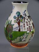 MOORCROFT 'A NEW START' 19cms H VASE limited edition (24/50) by Nicola Slaney and produced for the