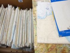 ORDNANCE SURVEY 1:50000 Scale Land Ranger maps, near complete set (approx 180)