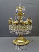 FANCY LUSTRE TABLE LAMP