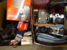 PHOTOGRAPHY - Zeus Icon cased camera, Contarex light meters, Universal Camera Corp New York, USA,