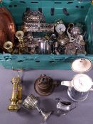 EPNS, COPPER & BRASSWARE COLLECTABLES including small RAF trophies and other items of interest