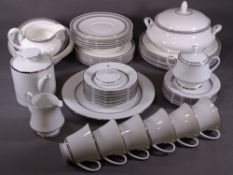 ROYAL DOULTON RAVENSWOOD PART DINNER SERVICE with mixed selection of Noritake and German silver