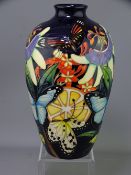 MOORCROFT KALEIDOSCOPE, 23.5cms H VASE, Numbered Edition 40, designed by Emma Bossons, dated 2015