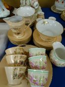 TUSCAN BONE CHINA TEASET and a Noritake teaset