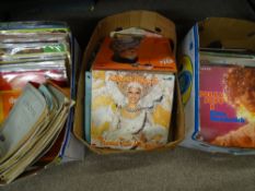 VINYL RECORDS, A LARGE COLLECTION - Klaus Wunderlich, Liberace, James Last, The Platters and various