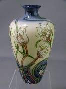MOORCROFT SNOWDON LILY 15.5cms H LIMITED EDITION VASE (3/200) by Rachel Bishop dated 2004, impressed