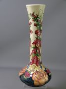 MOORCROFT POLKA DOT POLLY 29cms H VASE limited edition (6/100) designed by Rachel Bishop, dated