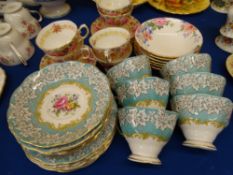 ROYAL ALBERT ENCHANTMENT PART TEASET, Royal Albert Serena part teaset ETC