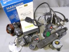 MARACOM FM/VHF RADIO TELEPHONE, camera equipment to include Nikon ETC and a parcel of scuba diving
