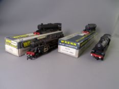 MODEL RAILWAY - Wrenn W2218 2-6-4 tank BR boxed with packing rings and a Wrenn W2225 8F goods