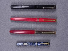 CONWAY STEWART - Vintage (late 1950s/early60s) maroon Conway Stewart No 67 fountain pen with gold