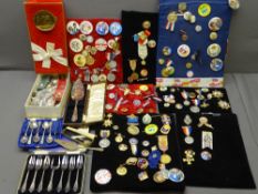 COLLECTOR'S BADGES - many commemorative