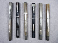 WATERMAN - Vintage (1915 - 1930s) chased hard rubber (originally black - now discoloured) Waterman's
