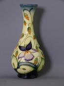 MOORCROFT 'SWEET THIEF' VASE in a numbered edition 834 by Rachel Bishop, impressed and painted marks